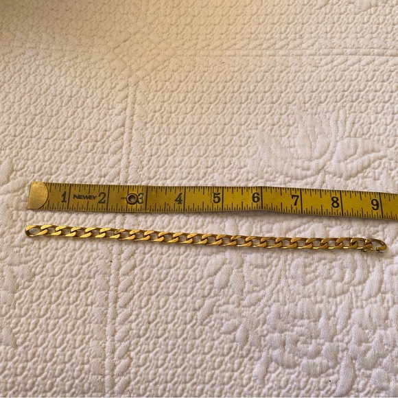 Bundle of 3 bracelets. Gold colour. - Picture 3 of 4